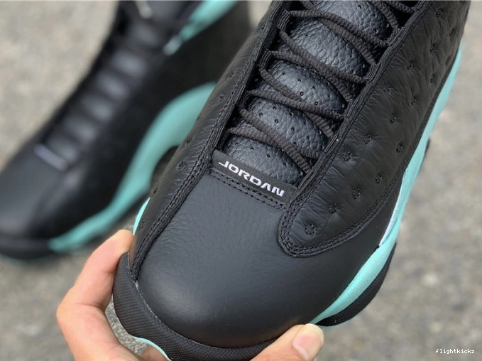 13 Green Air Jordan Retro Island 414571-030 Black 0819